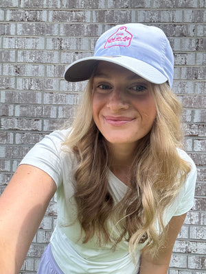 Girl In Ag Hat- Ear Tag White