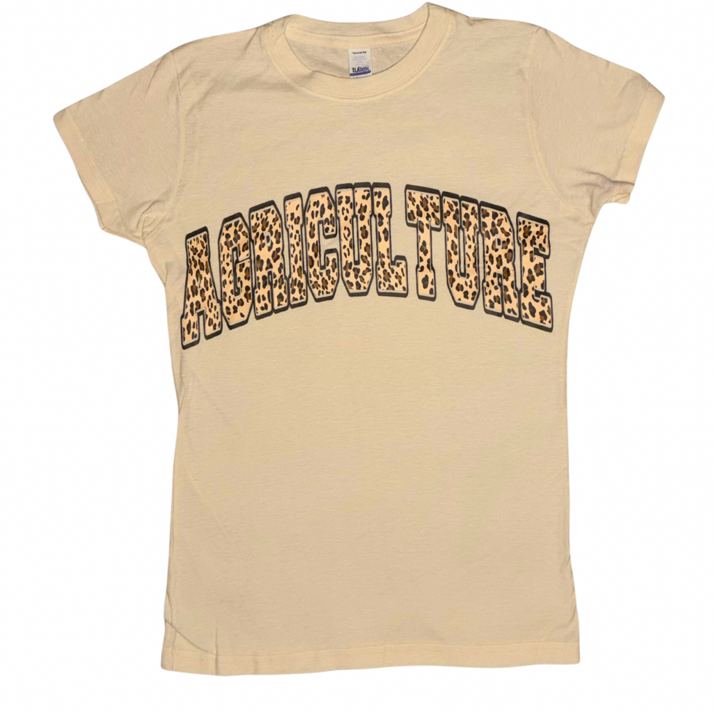 Leopard Agriculture Graphic T-Shirt